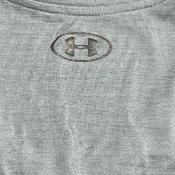 Under Armour Women’s Heat Gear Loose Fit Gray V Neck T Shirt Small - Picture 7 of 7